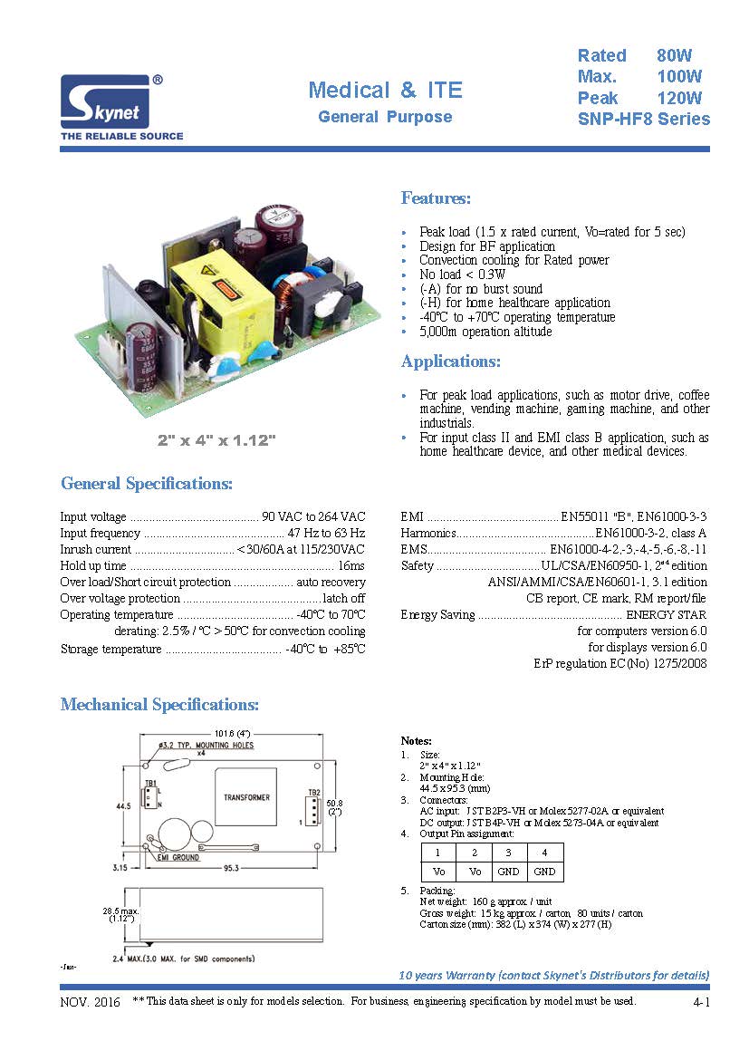 SNP-HF Family - Skynet power,天網,SPS